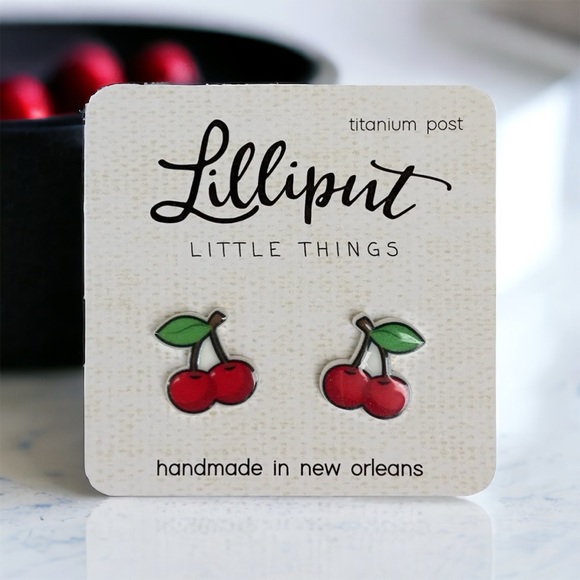 Cherry Earring Set